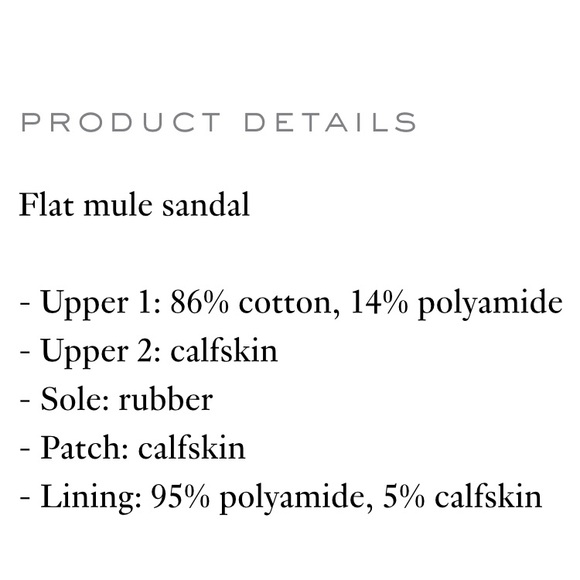 Chloe Woody Flat Mule Sandal in Lace - Picture 11 of 11